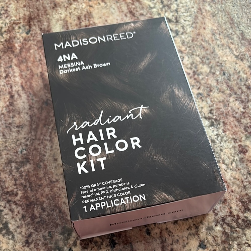 Madison Reed - 4NA Messina - Darkest Ash Brown Hair Color Kit - unopened box